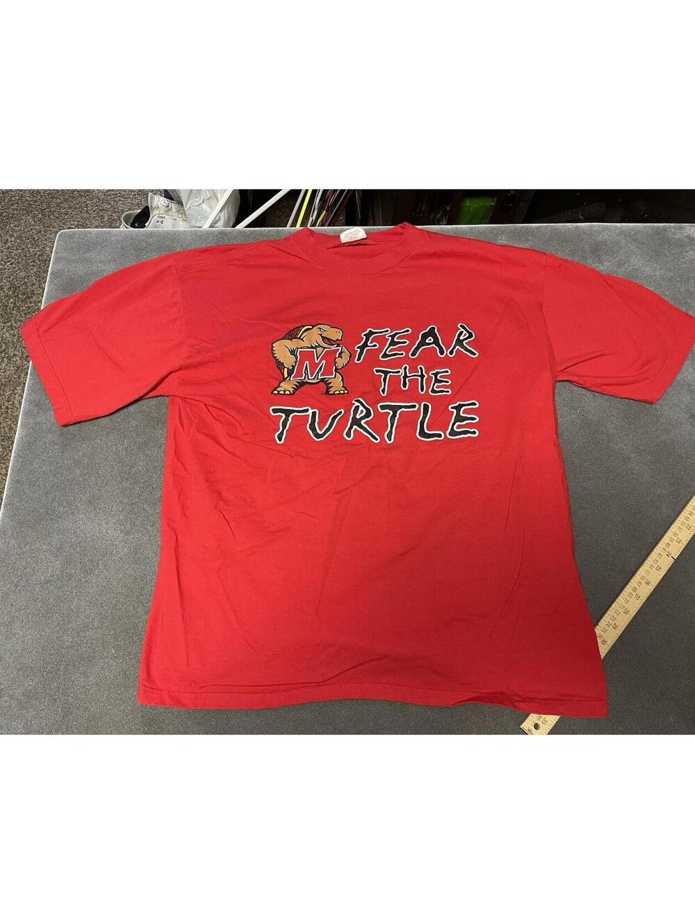 Vintage Maryland Terps “Fear The  Turtle” T Shirt / Size XXL